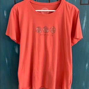 Life is good shirt sleeve t-shirt